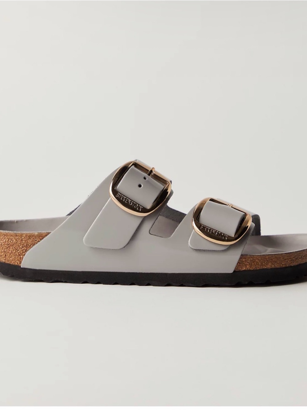 NIB Birkenstock Arizona Big Buckle High Shine Sandals US9-9.5 - Picture 3 of 9